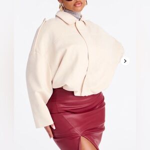 BNWT Oversized Cropped Jacket